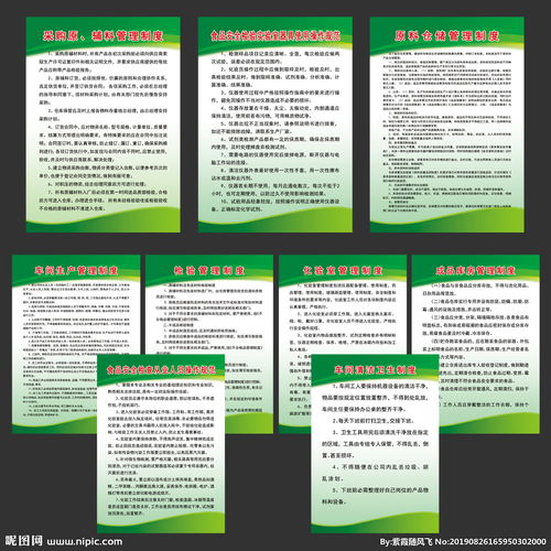 食品公司制度牌設(shè)計(jì)與內(nèi)容規(guī)范